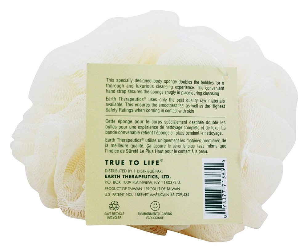 Earth Therapeutics Natural Bath Blossom Sponge